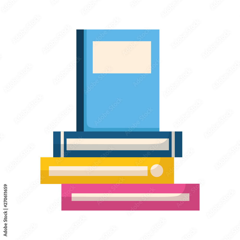stack of books isolated icon stack of books isolated icon