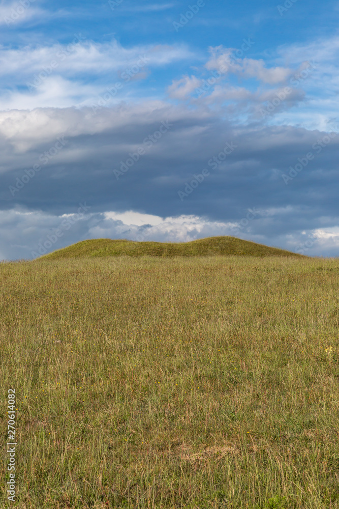 An Old Burial Mound in the Sussex Downs