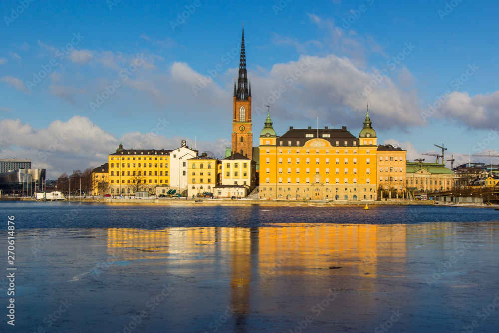 Fototapeta premium Stockholm sweden city in scandinavia