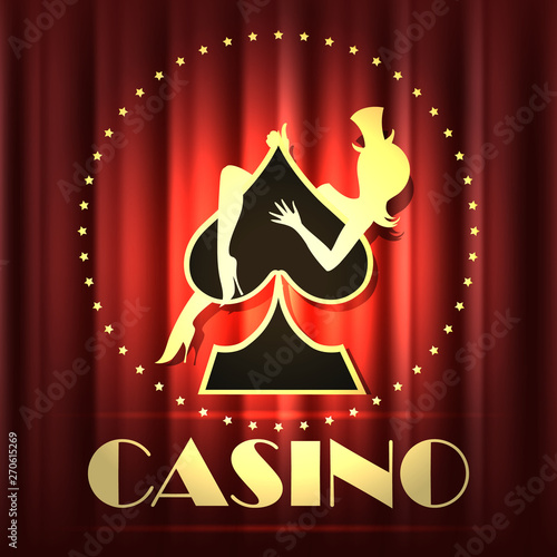 Photography Casino Night Party Emblem