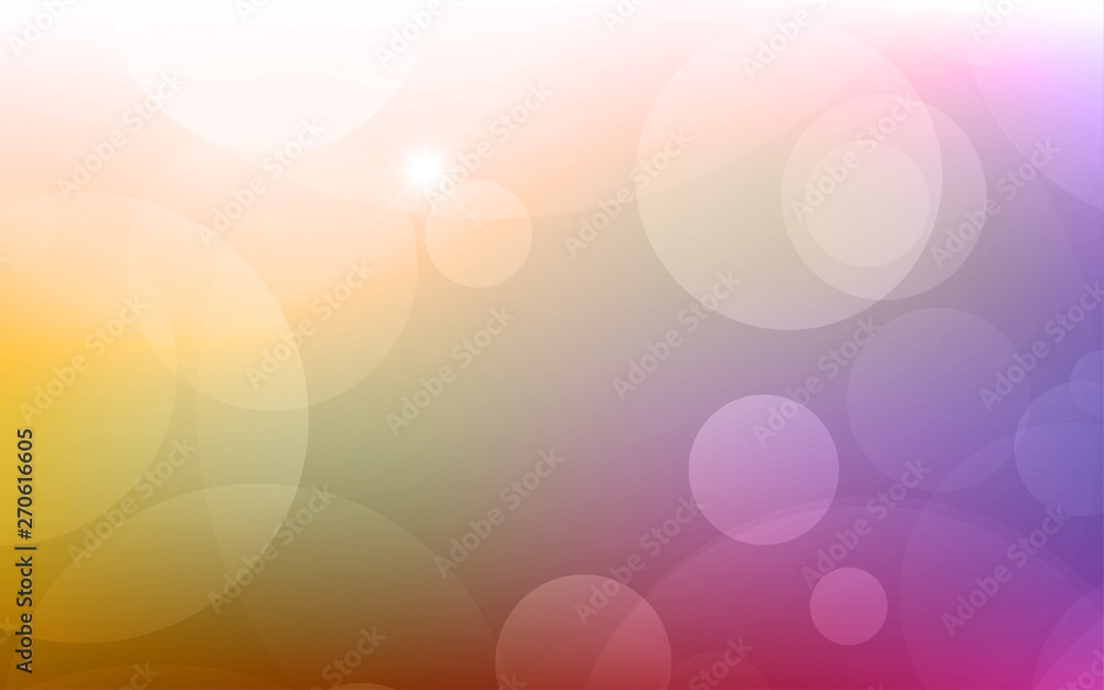 Abstract Bokeh white circle background