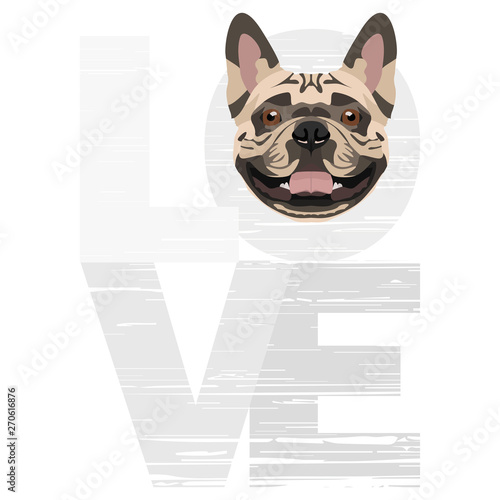 Love Französische Bulldogge