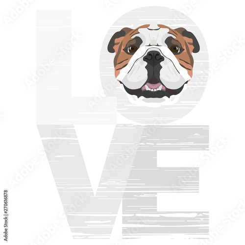 Love Englische Bulldogge