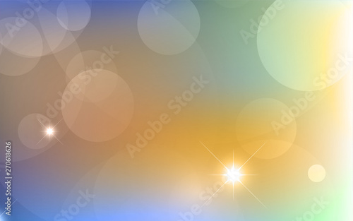 Abstract Bokeh white circle background