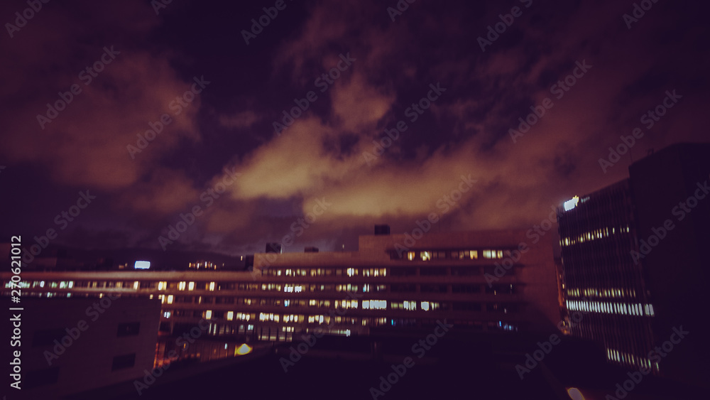 Fototapeta premium Building in the city. Barcelona,Spain