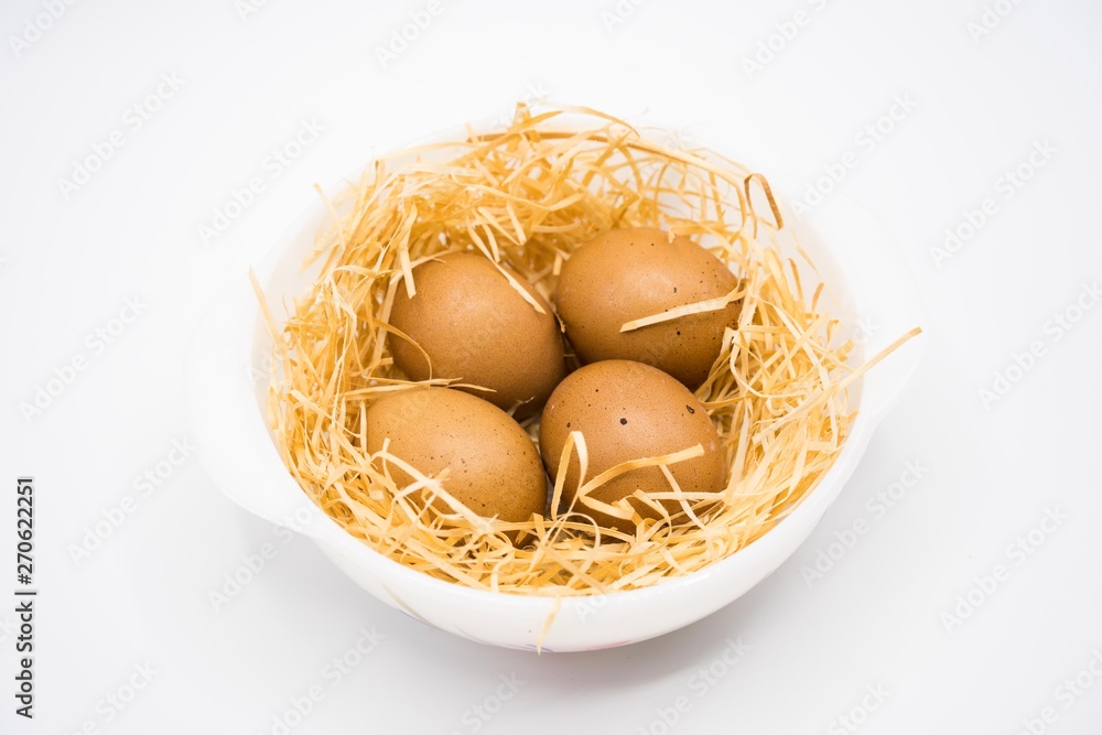isolated egg with nest isolated egg with nest