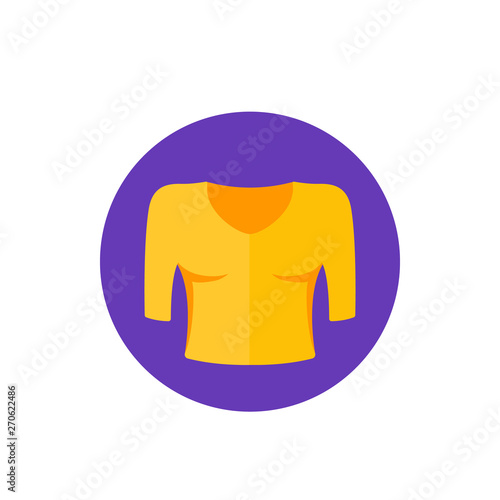 blouse vector icon, flat style