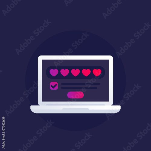 positive feedback, vector icon