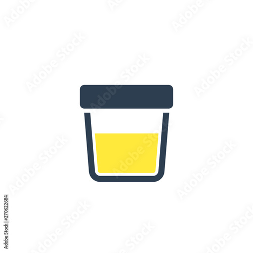 urine test icon, vector
