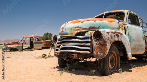 Old car on Route 66