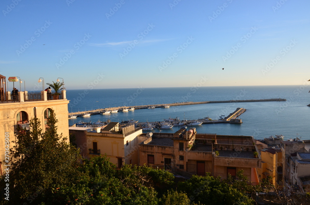 Naklejka premium Coastline in Sciacca, Sicily