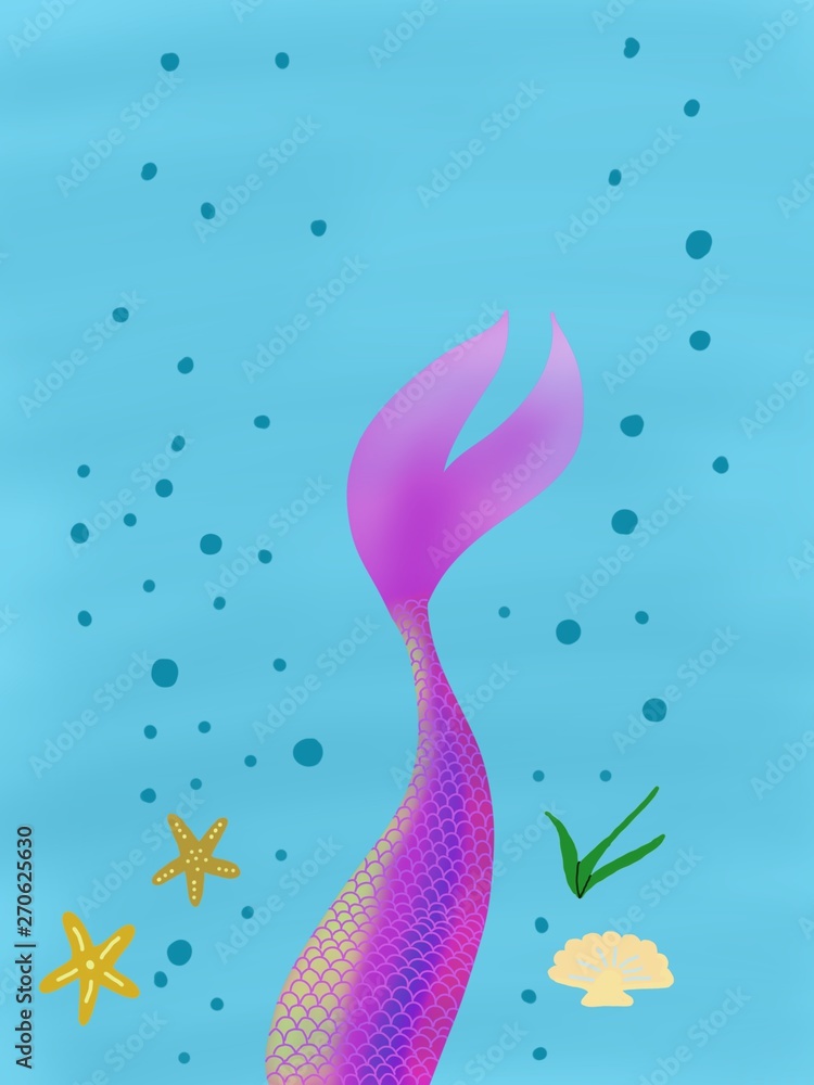 tail of a mermaid
