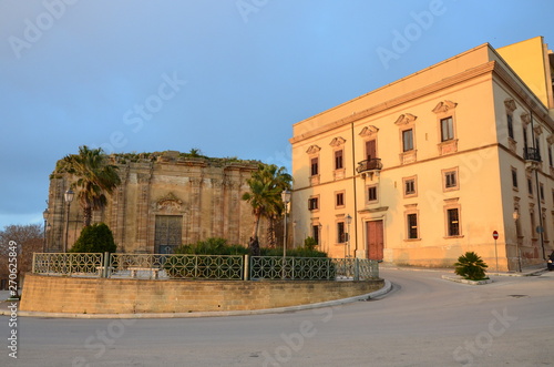 Old ruins of Partanna, Sicily  photo