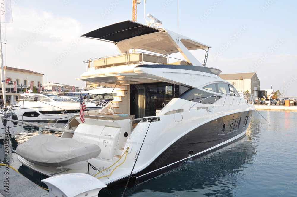 Fototapeta premium The beautiful Limassol Marina in Cyprus