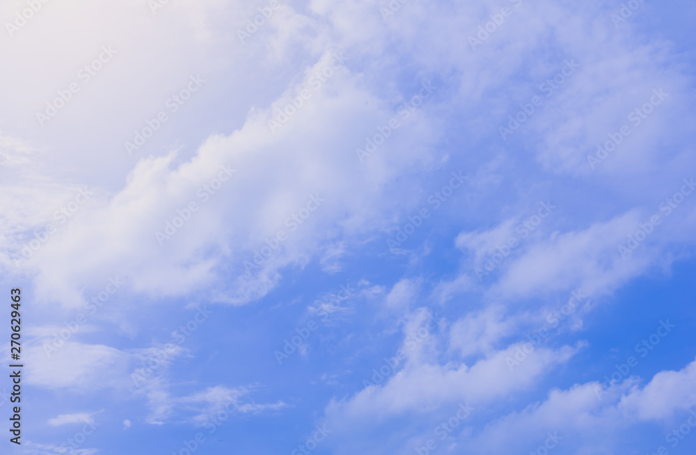 Clean white clouds with beautiful blue skies. Clean white clouds with beautiful blue skies.