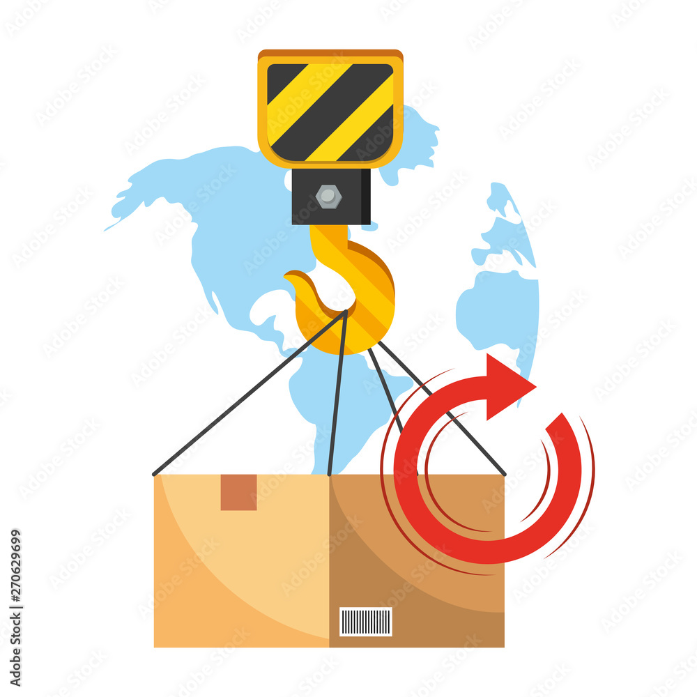 custom made wallpaper toronto digitalbox with crane hook vector illustration