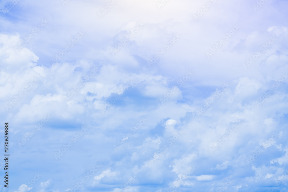 Clean white clouds with beautiful blue skies. Clean white clouds with beautiful blue skies.