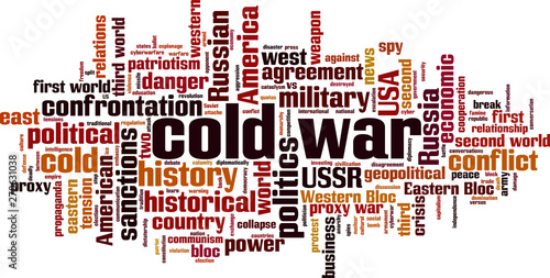 Cold war word cloud