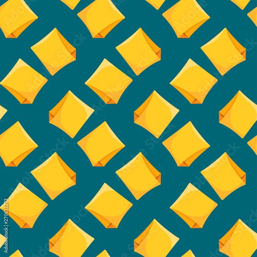 Seamless pattern. Modern flat icons vector collection with shadow effect. Isolated on colored background. Summer texture. Inflatable armbands