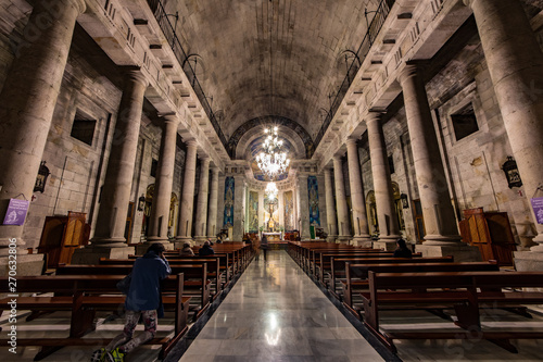 interior of an old church