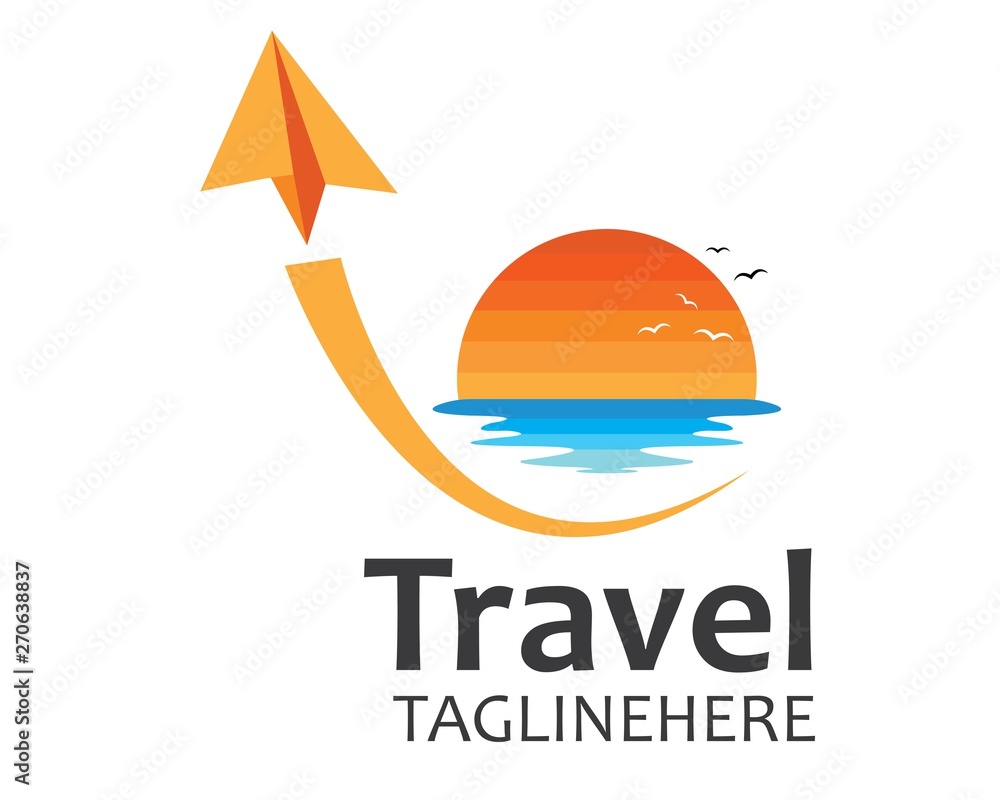 travel logo icon for business travel agency design travel logo icon for business travel agency design
