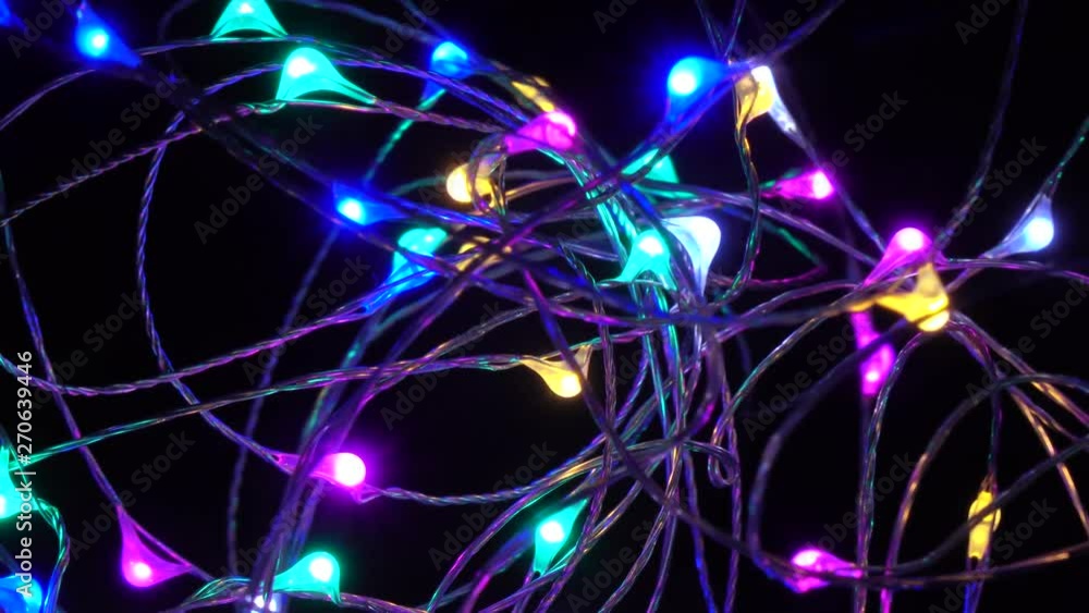 New Year's electric garlands New Year's electric garlands