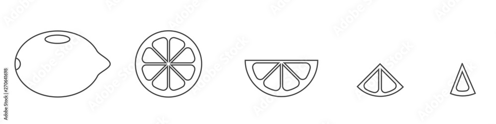 Lemon Vector illustration Lemon Vector illustration