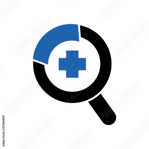 Searching hospital symbol
