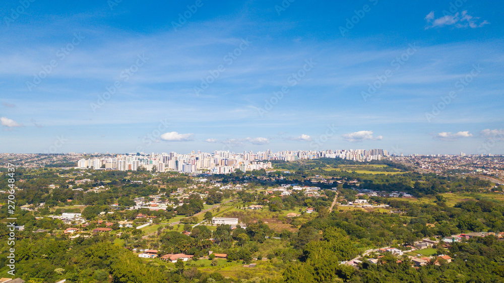A view of Clean Water city (Águas Claras) in Brasilia, Brazil.
