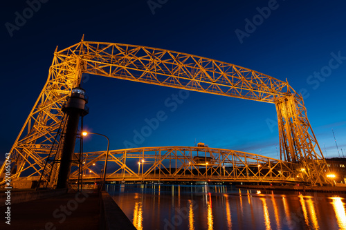 Duluth MN Lift Bridge Built 1905
