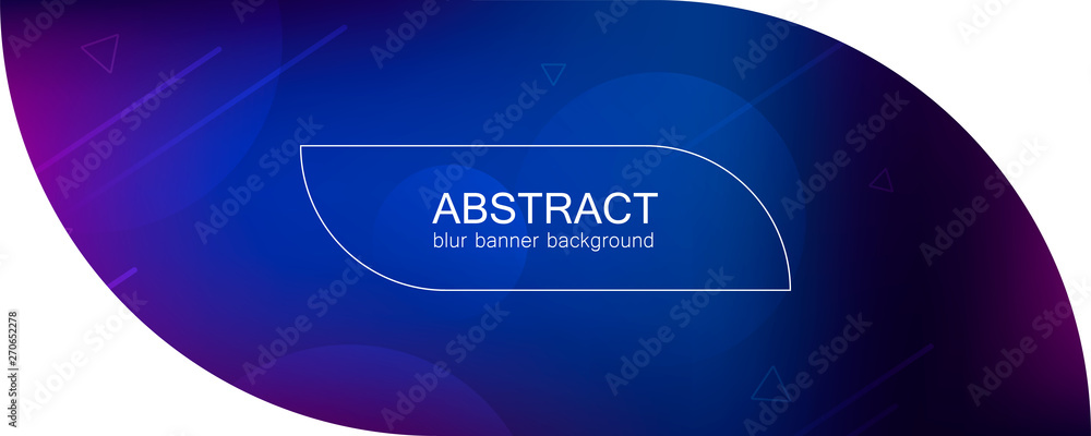 Abstract banner with gradient shapes Abstract banner with gradient shapes