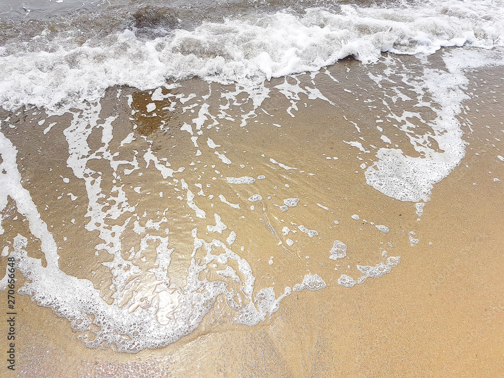 beach wave and sand at sun summer time beach wave and sand at sun summer time