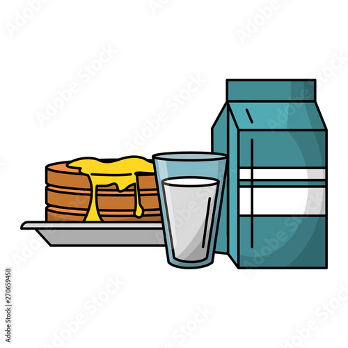 Breakfast morning food cartoons