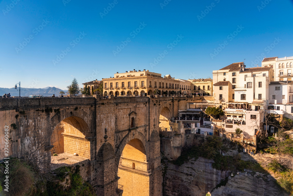 Spain, Andalusia, Province Malaga, Ronda, Puente Nuevo Spain, Andalusia, Province Malaga, Ronda, Puente Nuevo