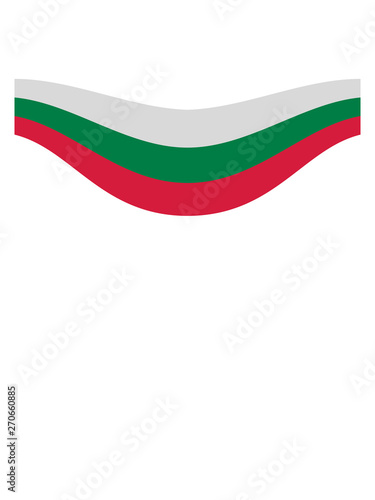 wei   gr  n rot Bulgarien flagge sport team crew farben land banner design