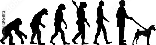 Basenji Evolution silhouette