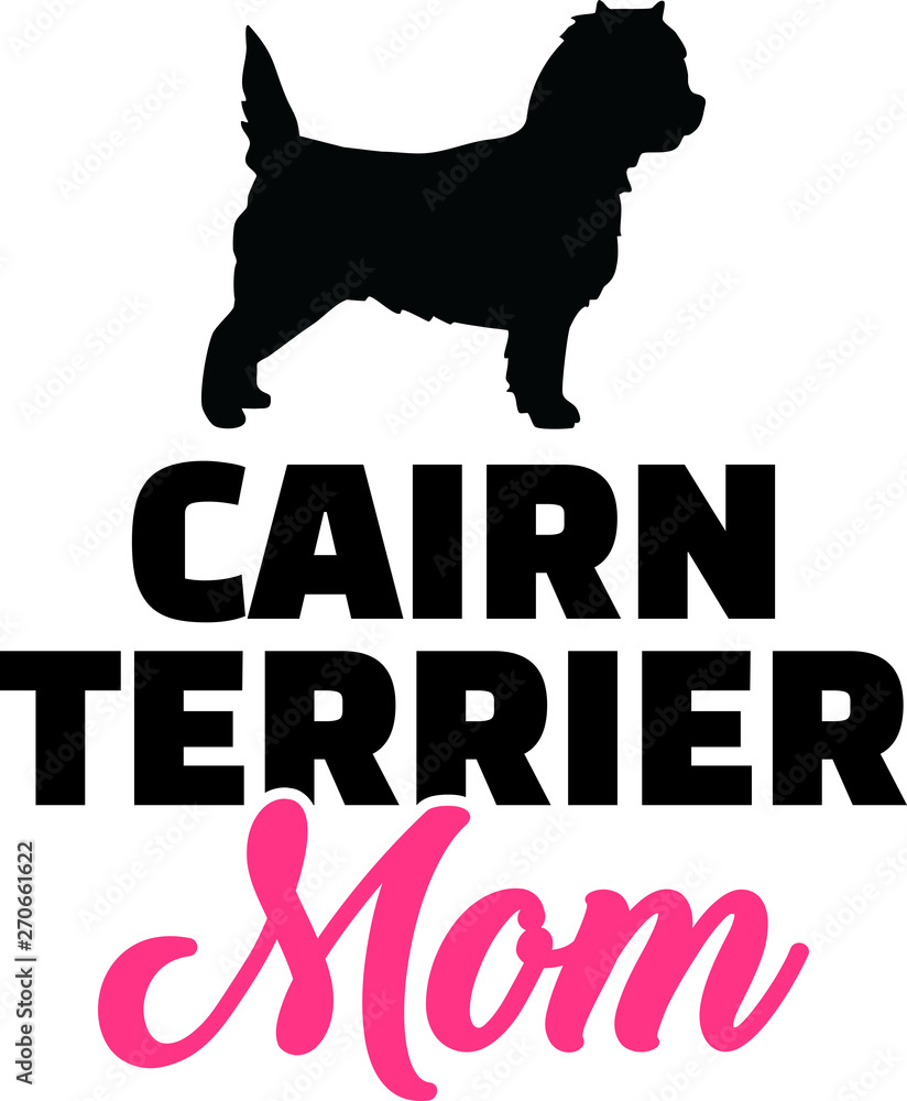 Cairn Terrier mom pink