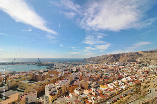 Panorámica de Almería, España