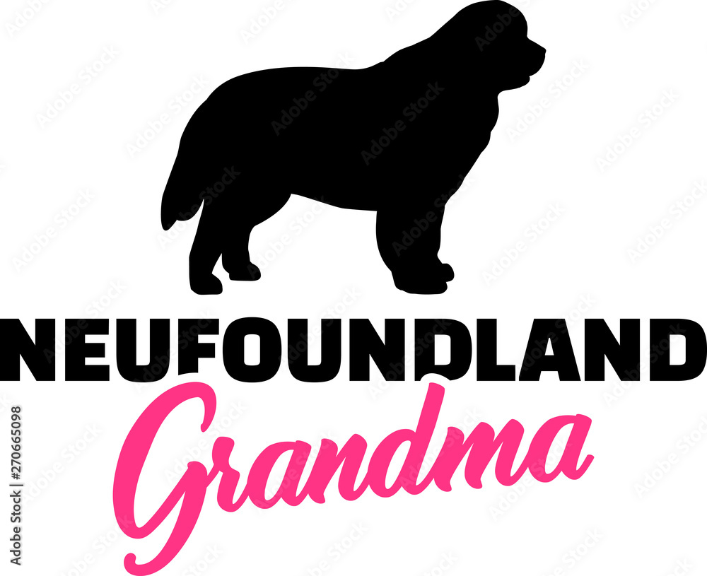 Newfoundland Grandma with silhouette