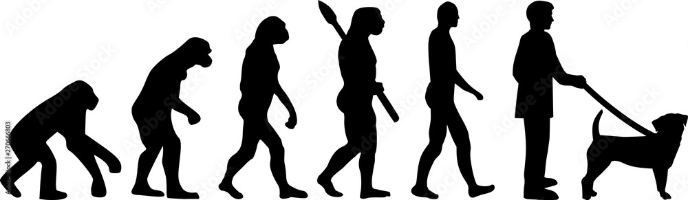 Puggle Evolution silhouette