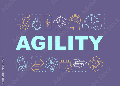 Agility word concepts banner