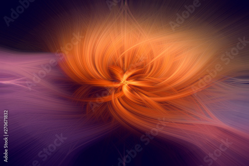 Abstract design flames effect