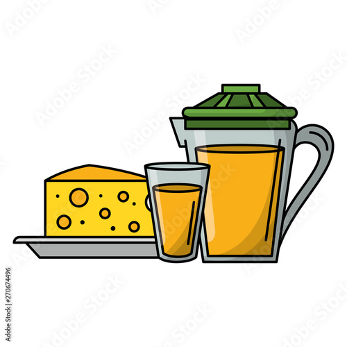 Breakfast morning food cartoons