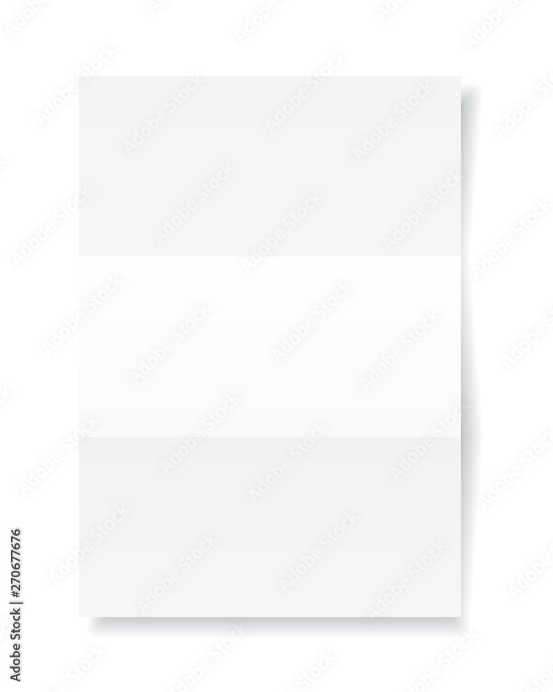 Blank A4 sheet of white paper with shadow, template for your design. Set. Vector illustration Blank A4 sheet of white paper with shadow, template for your design. Set. Vector illustration