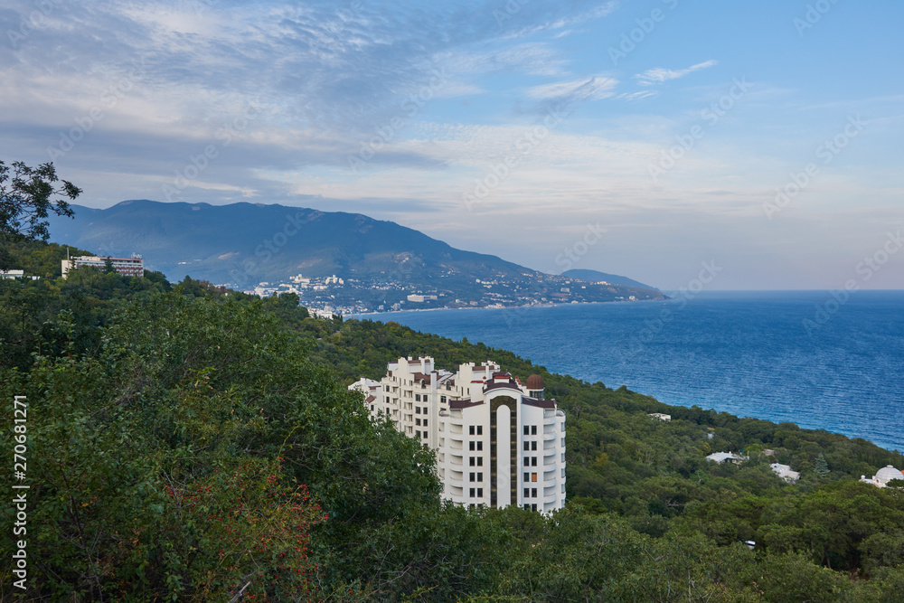 Russia. Crimea. Oreanda. View towards Yalta