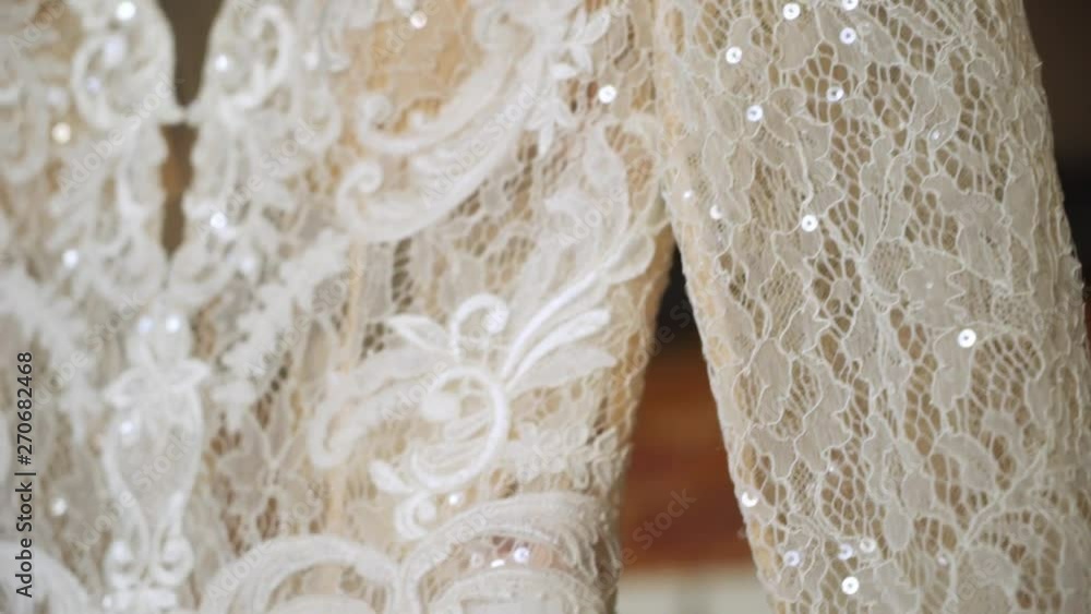 White luxury wedding dress indoors White luxury wedding dress indoors