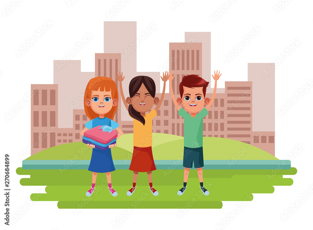 young kids avatar carton character young kids avatar carton character
