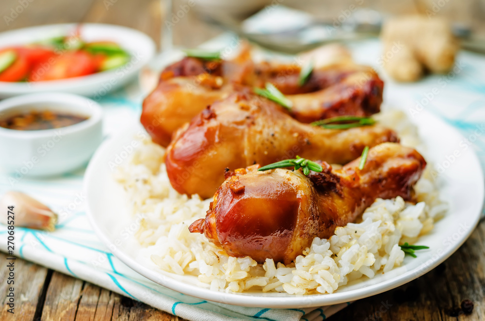 roasted honey soy garlic ginger chicken roasted honey soy garlic ginger chicken