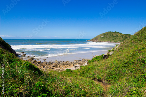 Beautiful beach landscape of Honey Island, Brazil.