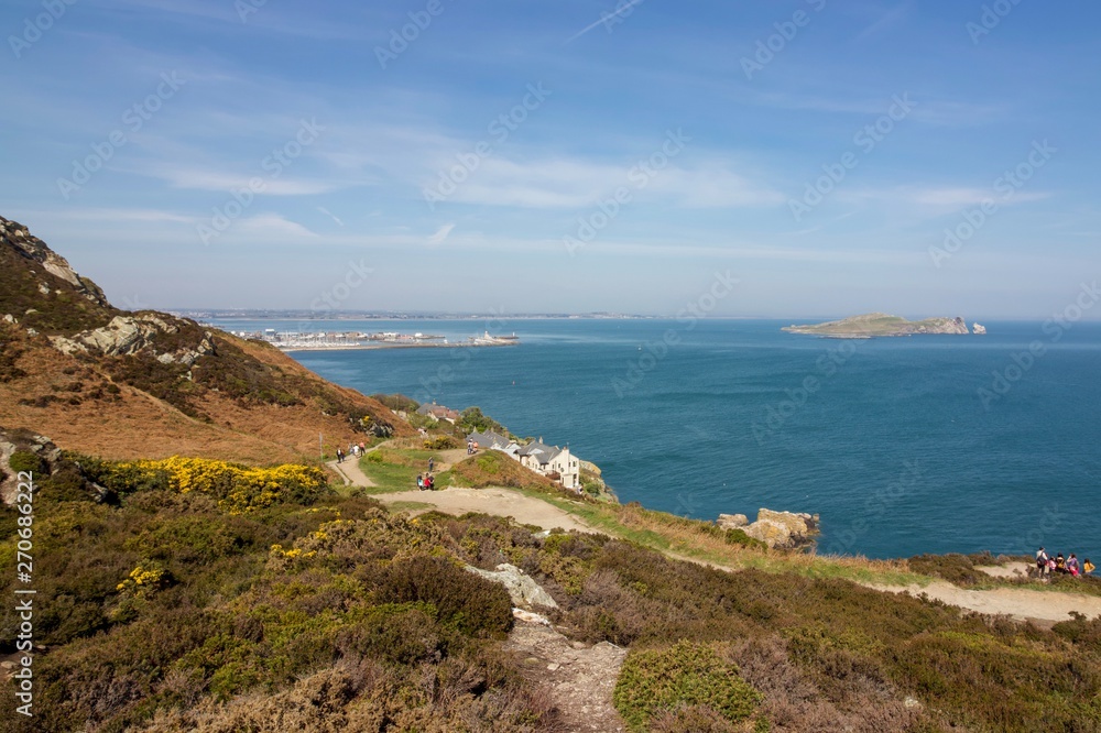 Beautiful Mountain Scene from Howth’s Head, Ireland